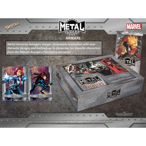 marvel metal avengers hobby box|22 23 marvel annual checklist.